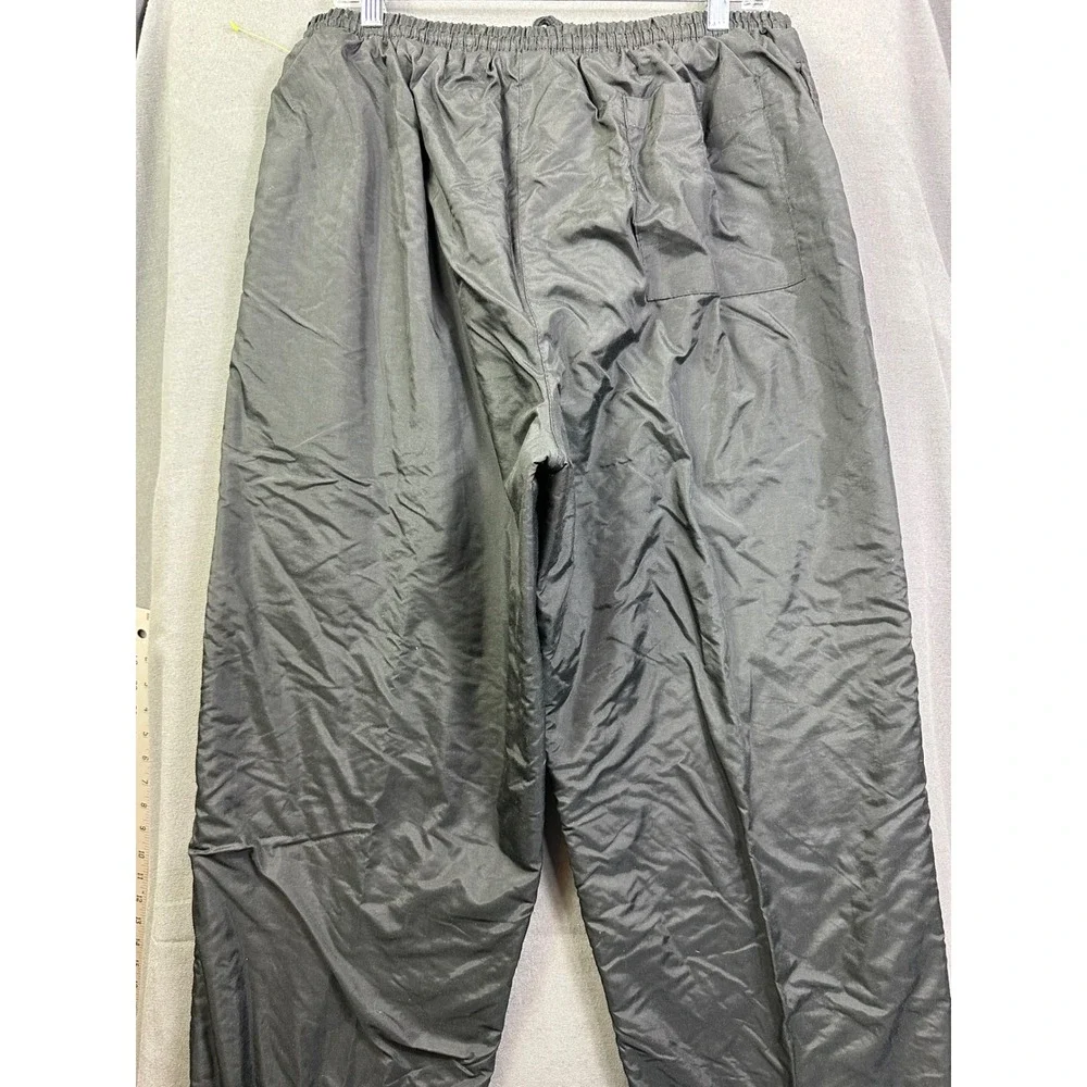 Extreme Limit Men's Black Snow Pants Jersey Lined Elastic Waist Zipper Cuffs NEW